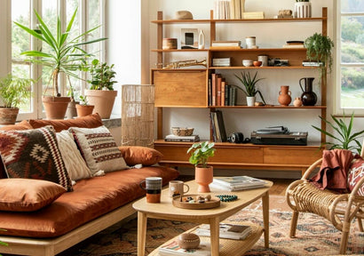 Autumn comfort at home: seasonal fabrics and colors