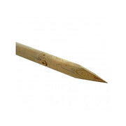 Palo Rotondo Con Punta In Legno 200x8cm