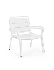 Poltrona da esterno bianca 65x74x71h cm