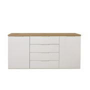 Mobile Contenitore Mundi con 4 Cassetti e 2 Ante L170xP44xH82 cm