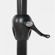 Ombrellone Kalife 2.7m Tortora - Struttura Verniciata a Polvere, Palo in Alluminio, Telo in Poliestere 160gr/m2