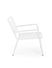 Poltrona da esterno bianca 65x74x71h cm
