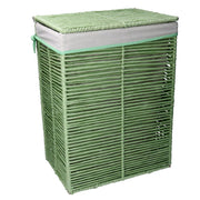 Paper hilary light green rectangular foldable basket cm30x40h55
