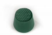 Green metal velvet pouf cm 46.5 x 46.5 x h 33