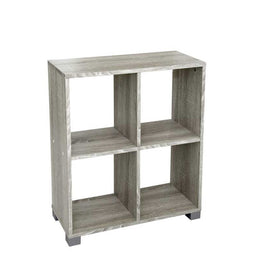 Scaffale pensile libreria olmo 60 x24 x 68 con piedini