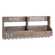 Rustic Inca bottle and glass holder