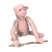 Monkey fabric puppet with ferns cm34x24h29