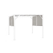 Gazebo CIPRO 3 x3 meters in Dove Gray Polyester