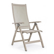 Reclining outdoor armchair Tortora VICTOR 59x71x h113 cm