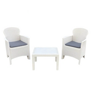 Garden Balcony Set Resin Model Akita White Keter