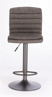 Connor dark gray bar stool in vintage eco-leather