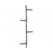 LED Christmas lights with battery Multicolour 14.3 meters