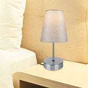 Estelya AZ1068 beige chrome table lamp