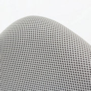 Gray office chair with adjustable height wheels