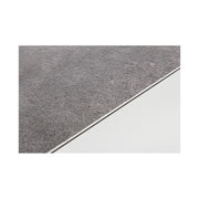 Outdoor coffee table in white aluminum KLEDI LUNAR 120x70x h43 cm