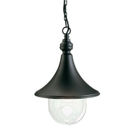 Large pendant E27 black lampara line