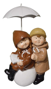 Children under umbrella h33 ball ym-0936 cm. 21 x 19 h 33