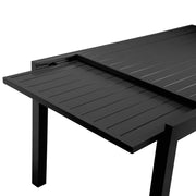 Sullivan aluminum table extendable anthracite cm150 - 210x90xh73