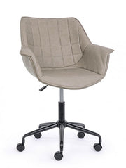 Joshua dove gray office armchair