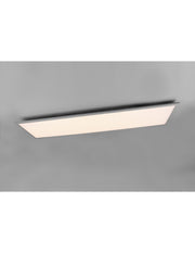 Plafoniera Applique Rettangolare Moderna Led Dimmer 34w Alpha Alluminio Trio Lighting