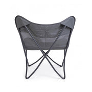 Armchair butterfly camping gabicce gray 77,5x81x89h cm