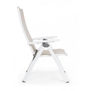 CRUISE Folding Outdoor Armchair White 59x71x h 113 cm