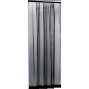 IRS Insect screen for French window with slats with counterweights cm. 140x250 Black colour