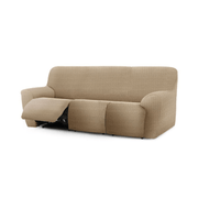 Beige 3-seater Jaz recliner sofa cover 200-260