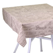 Rectangular written tablecloth cm140x320