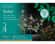 Light solar pole made of stable plastic 160cm