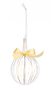 6x Gold Transparent Stripe Vt Sphere