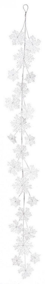 4x Snowflake Garland