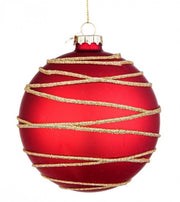 8x Glam Red Sphere D100