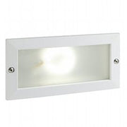 Aluminum Recessed Lamp with Satin White Glass Diffuser