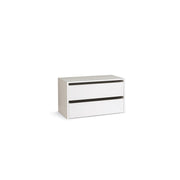 Wooden chest of drawers for indoor wardrobe White color cm H.50xL.86,5xP.45