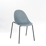 Light blue polypropylene chair