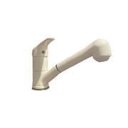 White Kitchen Mixer with Pull-Out Spray Paini Mixo 45WH573TCZ