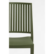 Olive Green UV and Moisture Resistant Bars Chair L46 x W56 x H82