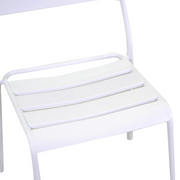 White Rovigo Aluminum Chair