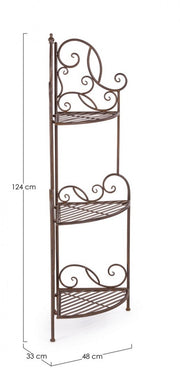 Brown Melanie 3P corner cabinet