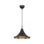 Kano pendant lamp black gold ASZ1564