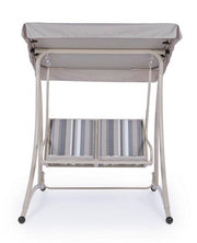 Two-seater steel rocking chair Ivory GRELY 145x120x h185 cm