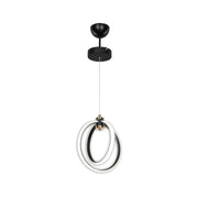 Felicia pendant lamp with two LED circles ASZ1591