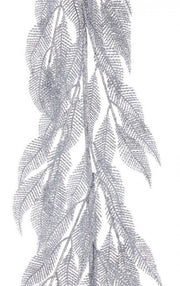 4x Silver Peggy Garland H180cm