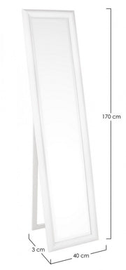 St Sanzio Mirror C-C Mat White 40X170