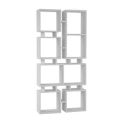 Rail White Double-sided Bookcase 79x166.5