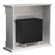 Camino a bioetanolo biocamino da terra TRUMAN Bianco effetto marmo L108 x P32 x H102