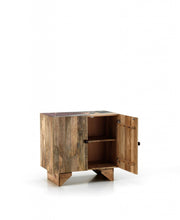 Modern ethnic brown multicolor sideboard cm 81 x 45 x h 75