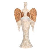 Angel metal candle holder 1p cm13x4,5h28