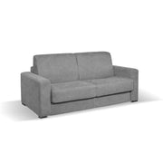 Kriog 3-Seater Sofa Bed with Square Ash Armrests - 202x96x90 cm